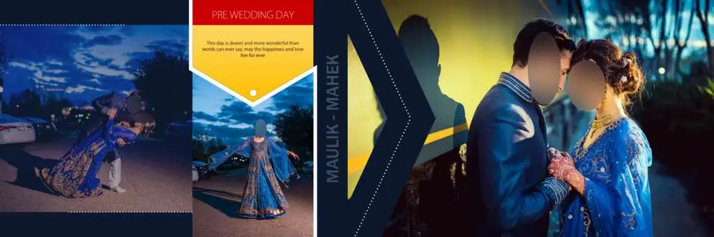 Pre Wedding Album Design PSD Free Download 12X36 2020