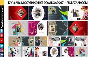 12X18 Album Cover PSD Free Download 2021
