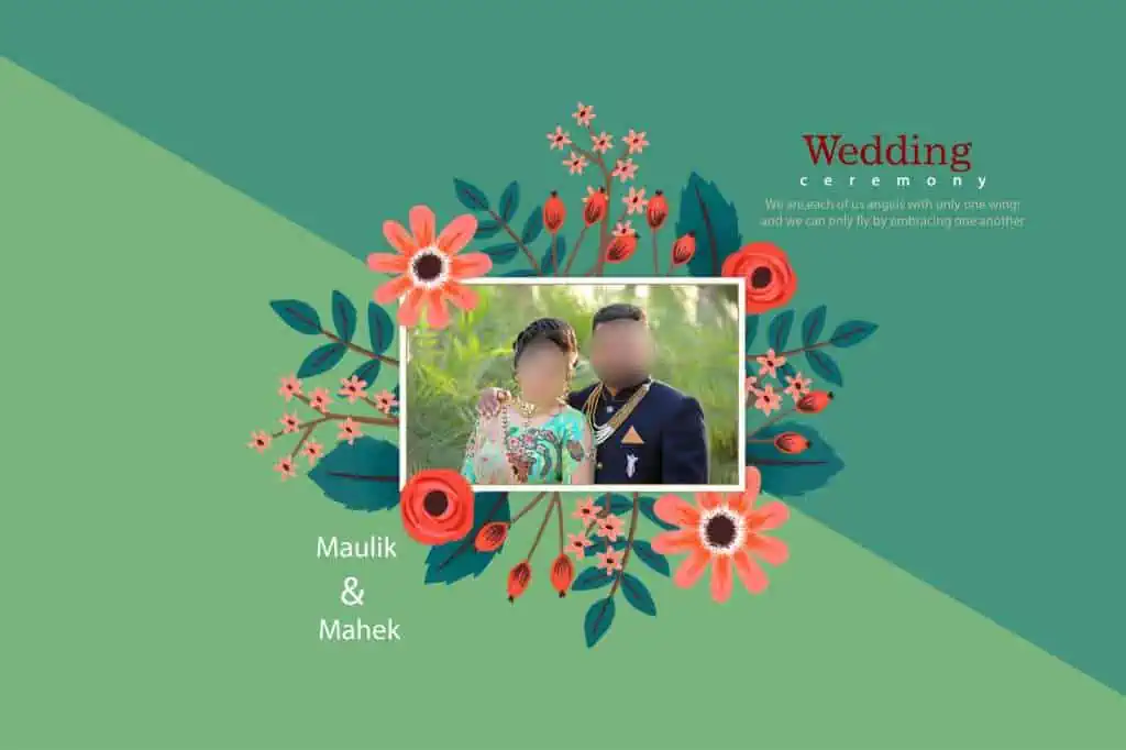 Creative Wedding Album Cover Design