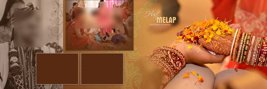 12X36 Wedding Album PSD Template