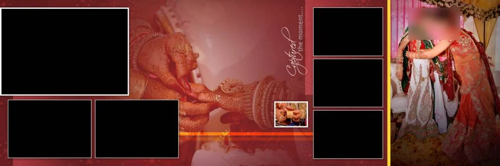 12X36 Wedding Album PSD Template