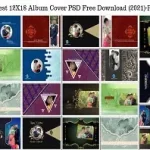 12X18 Album Cover PSD Free Download