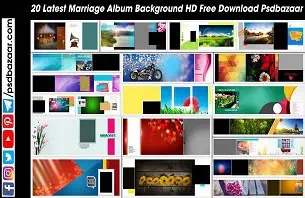 Marriage Album Background HD
