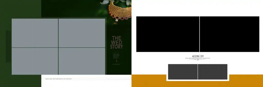 PSD Wedding Album Templates