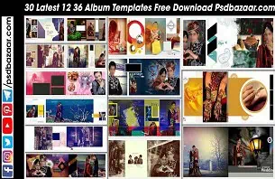 12 36 Album Templates Free Download