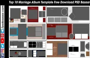 Marriage Album Template