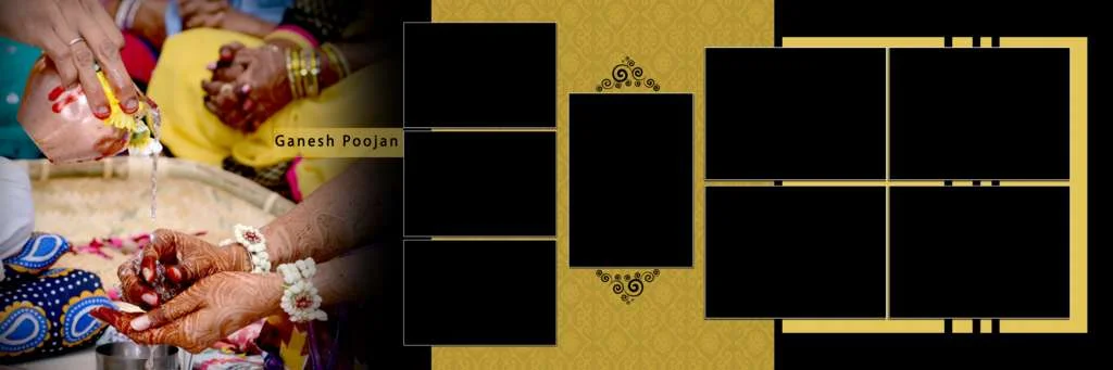 Wedding Album Design PSD Free Download 12x36 