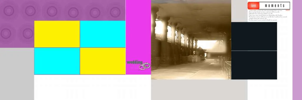 Wedding Album Design PSD Free Download 12x36 