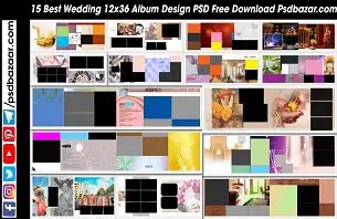 12x36 Album Design PSD