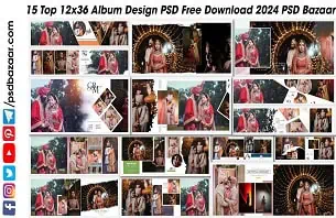 12x36 Album Design PSD Free Download 2024