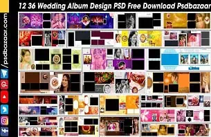 12 36 Wedding Album Design