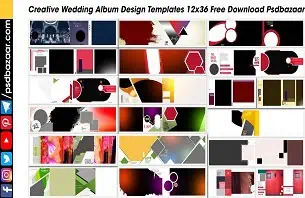 Creative Wedding Album Design Templates