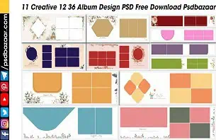 12 36 Album Design PSD