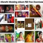Marathi Wedding Album PSD