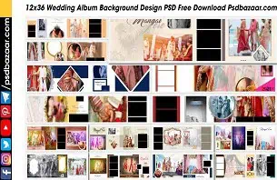Wedding Album Background Design