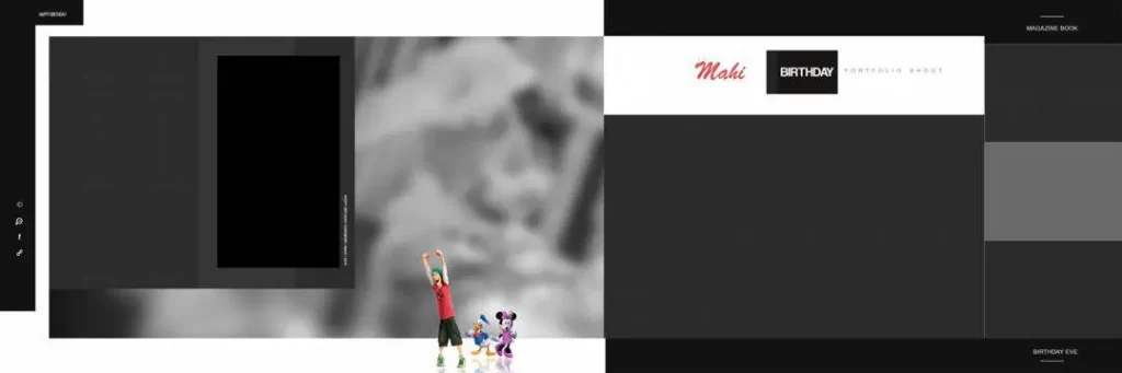 Birthday Album Design 12x36