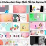 Birthday Album Design 12x36