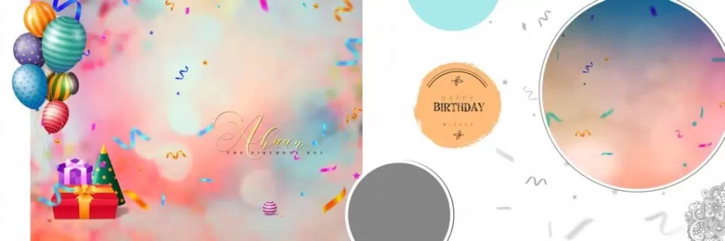 Birthday Album Design 12x36