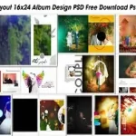 Layout 16x24 Album Design PSD