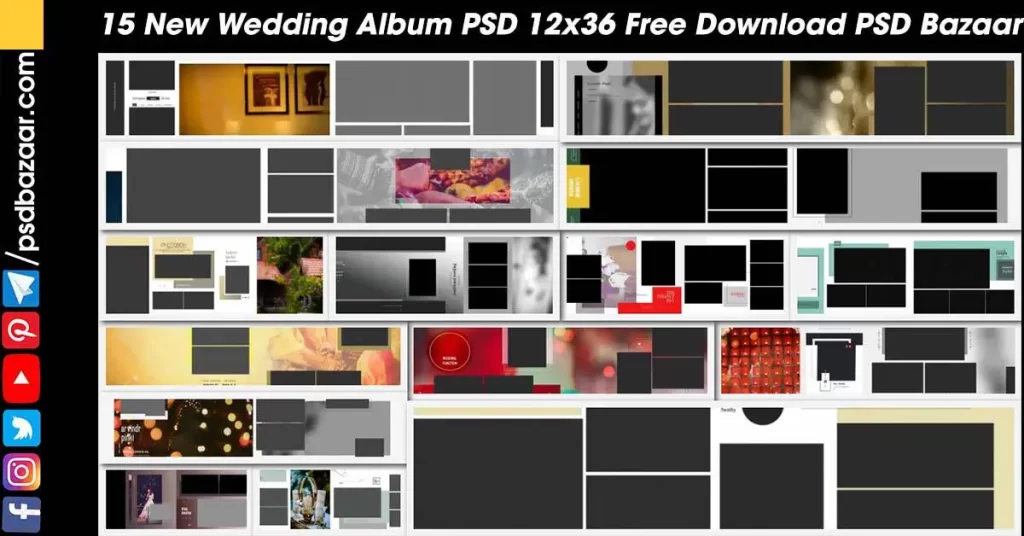 Album PSD 12x36 Free Download
