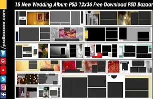 Album PSD 12x36 Free Download