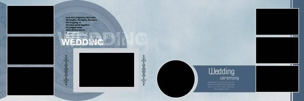 Kerala Wedding Album Design PSD