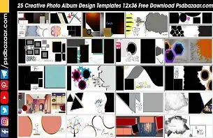 Creative Photo Album Design Templates